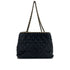 CHANEL MATELASSE COCOMARK CHAIN SHOULDER BAG BLACK LEATHER GOLD HARDWARE 90322778