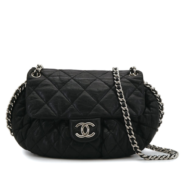 CHANEL_MATELASSE_COCOMARK_ROUND_CHAIN_SHOULDER_BAG_BLACK_LEATHER_90315879_japan