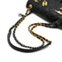 CHANEL MATELASSE COCO CLIPS CHAIN SHOULDER BAG RHINESTONE FAUX PEARL BLACK LAMB SKIN GOLD HARDWARE 90331664