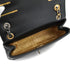 CHANEL MATELASSE COCO CLIPS CHAIN SHOULDER BAG RHINESTONE FAUX PEARL BLACK LAMB SKIN GOLD HARDWARE 90331664