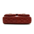 CHANEL MATELASSE DOUBLE COCOMARK CHAIN SHOULDER HAND BAG BROWN LEATHER GOLD HARDWARE 90342593
