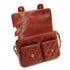 CHANEL MATELASSE DOUBLE COCOMARK CHAIN SHOULDER HAND BAG BROWN LEATHER GOLD HARDWARE 90342593