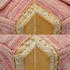 CHANEL MATELASSE ESPADRILLE MOTIF CHAIN SHOULDER BAG PINK SILVER HARDWARE 90343943