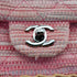 CHANEL MATELASSE ESPADRILLE MOTIF CHAIN SHOULDER BAG PINK SILVER HARDWARE 90343943