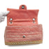 CHANEL MATELASSE ESPADRILLE MOTIF CHAIN SHOULDER BAG PINK SILVER HARDWARE 90343943