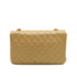 CHANEL MATELASSE FAUX PEARL CHAIN SHOULDER BAG BEIGE IRIDESCENT LAMB SKIN GOLD HARDWARE 90349392