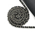CHANEL MATELASSE HALF MOON CHAIN SHOULDER BAG BLACK CAVIAR SKIN SILVER HARDWARE 90343936