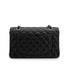 CHANEL CLASSIC FLAP SMALL CHAIN SHOULDER BAG BLACK CAVIAR SKIN SILVER HARDWARE 90334169