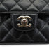 CHANEL CLASSIC FLAP SMALL CHAIN SHOULDER BAG BLACK CAVIAR SKIN SILVER HARDWARE 90334169