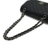 CHANEL CLASSIC FLAP SMALL CHAIN SHOULDER BAG BLACK CAVIAR SKIN SILVER HARDWARE 90334169