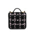 CHANEL MATELASSE TWEED CHAIN HAND SHOULDER BAG PINK BLACK GOLD HARDWARE 90332582