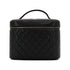 CHANEL MATELASSE VANITY HAND BAG BLACK CAVIAR SKIN GOLD HARDWARE 90319989