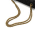 CHANEL MATERASSE 2.55 CHAIN SHOULDER BAG BLACK LEATHER GOLD HARDWARE 90345071