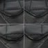 CHANEL MATERASSE 2.55 CHAIN SHOULDER BAG BLACK LEATHER SILVER HARDWARE 90345070
