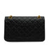 CHANEL MATERASSE 2.55 REISSUE CASINO LUCKY CHARM CHAIN SHOULDER BAG BLACK LEATHER GOLD HARDWARE 90344369