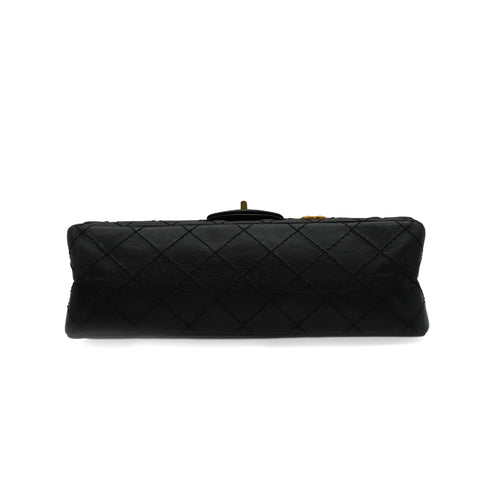CHANEL MATERASSE 2.55 REISSUE CASINO LUCKY CHARM CHAIN SHOULDER BAG BLACK LEATHER GOLD HARDWARE 90344369