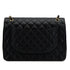 CHANEL MAXI MATELASSE 34 CHAIN SHOULDER BAG BLACK CAVIAR SKIN GOLD HARDWARE 90312937