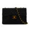 VINTAGE CHANEL MAXI MATELASSE 34 CHAIN SHOULDER BAG BLACK LAMB SKIN GOLD HARDWARE 90347766