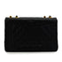 VINTAGE CHANEL MAXI MATELASSE 34 CHAIN SHOULDER BAG BLACK LAMB SKIN GOLD HARDWARE 90347766