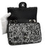 CHANEL MINI CHAIN SHOULDER BAG BLACK SILVER SEQUINS LEATHER SILVER HARDWARE 90343618