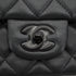 CHANEL MINI MATELASSE 20 CHAIN SHOULDER BAG GRAY LEATHER BLACK HARDWARE 90330944
