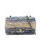 CHANEL MINI MATELASSE 20 CHAIN SHOULDER BAG MULTICOLOR DENIM SILVER HARDWARE 90334871