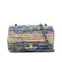 CHANEL MINI MATELASSE 20 CHAIN SHOULDER BAG MULTICOLOR DENIM SILVER HARDWARE 90334871
