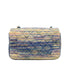 CHANEL MINI MATELASSE 20 CHAIN SHOULDER BAG MULTICOLOR DENIM SILVER HARDWARE 90334871