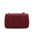 CHANEL MINI MATELASSE 20 CHAIN SHOULDER BAG RED LEATHER GOLD HARDWARE 90331372