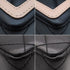 CHANEL MINI MATELASSE BICOLOR CHAIN SHOULDER BAG BLACK PINK LAMB SKIN GOLD HARDWARE 90347767