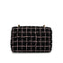 CHANEL MINI MATELASSE CAMELLIA CHAIN SHOULDER BAG BLACK PINK TWEED GOLD HARDWARE 90335837