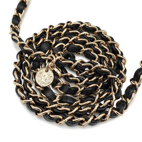 CHANEL MINI MATELASSE CAMELLIA CHAIN SHOULDER BAG BLACK PINK TWEED GOLD HARDWARE 90335837