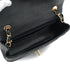 CHANEL MINI MATELASSE CHAIN SHOULDER BAG BALCK LAMB SKIN GOLD HARDWARE 90331415