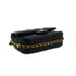 CHANEL MINI MATELASSE CHAIN SHOULDER BAG BALCK LAMB SKIN GOLD HARDWARE 90332584
