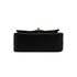 VINTAGE CHANEL MINI SQUARE 17 CHAIN SHOULDER BAG BLACK LAMB SKIN GOLD HARDWARE 90334163