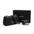 CHANEL MINI MATELASSE CHAIN SHOULDER BAG BLACK LAMB SKIN GOLD HARDWARE 90341846