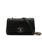 CHANEL MINI MATELASSE CHAIN SHOULDER BAG BLACK LAMB SKIN GOLD HARDWARE 90341846