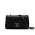 CHANEL MINI MATELASSE CHAIN SHOULDER BAG BLACK LAMB SKIN GOLD HARDWARE 90341846