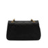 CHANEL MINI MATELASSE CHAIN SHOULDER BAG BLACK LAMB SKIN GOLD HARDWARE 90341846