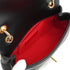 CHANEL MINI MATELASSE CHAIN SHOULDER BAG BLACK LAMB SKIN GOLD HARDWARE 90341846