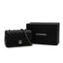 CHANEL MINI MATELASSE CHAIN SHOULDER BAG BLACK LAMB SKIN GOLD HARDWARE 90346109