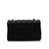 CHANEL MINI MATELASSE CHAIN SHOULDER BAG BLACK LAMB SKIN GOLD HARDWARE 90346109