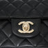 CHANEL MINI MATELASSE CHAIN SHOULDER BAG BLACK LAMB SKIN GOLD HARDWARE 90346109