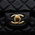 CHANEL MINI MATELASSE CHAIN SHOULDER BAG BLACK LAMB SKIN GOLD HARDWARE 90348519