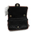 CHANEL MATELASSE CHAIN SHOULDER BAG BLACK PINK TWEED LAMB SKIN SILVER HARDWARE 90347931