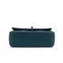 CHANEL MINI MATELASSE CHAIN SHOULDER BAG BLUE LAMB SKIN SILVER HARDWARE 90335800