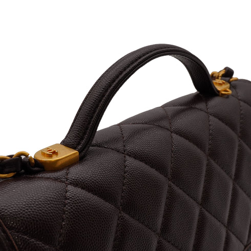 CHANEL MATELASSE CHAIN SHOULDER BAG BORDEAUX CAVIAR SKIN GOLD HARDWARE 90350406