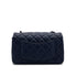 CHANEL MINI MATELASSE CHAIN SHOULDER BAG NAVY LAMB SKIN GUNMETAL HARDWARE 90327402