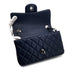 CHANEL MINI MATELASSE CHAIN SHOULDER BAG NAVY LAMB SKIN GUNMETAL HARDWARE 90327402