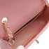 CHANEL MINI MATELASSE CHAIN SHOULDER BAG PINK LAMB SKIN GOLD HARDWARE 90331399